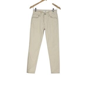 MOUSSY VINTAGE Beige Corduroy Straight Leg Jeans Women's Size 27